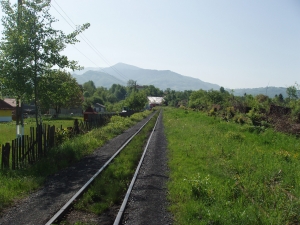 Pe calea ferată îngustă, la Lonea                                                              